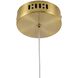 Canada Pendant Ceiling Light in Brass