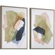 Abstract Afternoon Multicolor Framed Canvases, Set of 2