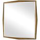On Point 40 X 40 inch Gold Leaf Mirror
