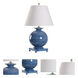 Opus 22 inch 100.00 watt Blue Table Lamp Portable Light