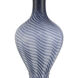 Zeta 33.25 inch 150 watt Gray Blue and Clear Table Lamp Portable Light