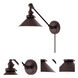 Soho 2 inch 100 watt Oil Rubbed Bronze Swing Arm Wall Sconce Wall Light