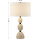 Leiden 28.5 inch 100 watt Table Lamp Portable Light