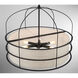 Gateway Park 6 Light 26 inch Coal Pendant Ceiling Light