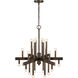 Fallon 24 Light 28 inch Oil Rubbed Bronze Chandelier Ceiling Light