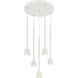 Lumenagio LED White Pendant Ceiling Light
