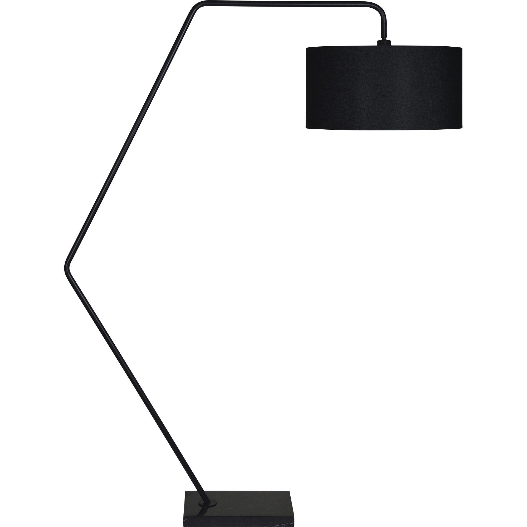 Penelin 65.25 inch 100 watt Matte Black Floor Lamp Portable Light