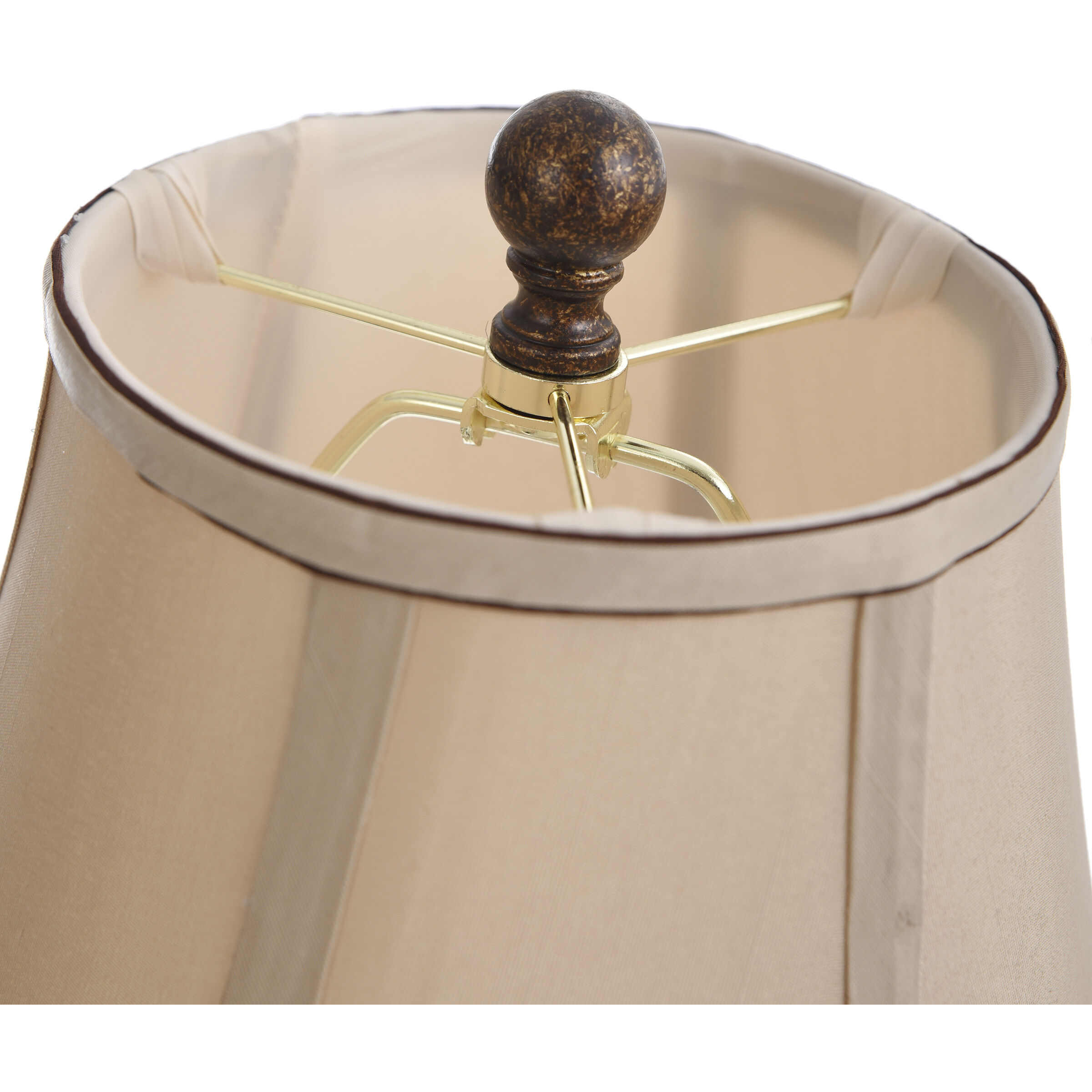 Signature 61 inch 100 watt Barclay Brass Table Lamp Portable Light