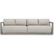 Remsen Weathered Gray and Nuance Dove Outdoor Sofa, Large