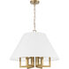 Westwood 6 Light 24 inch Vibrant Gold Chandelier Ceiling Light