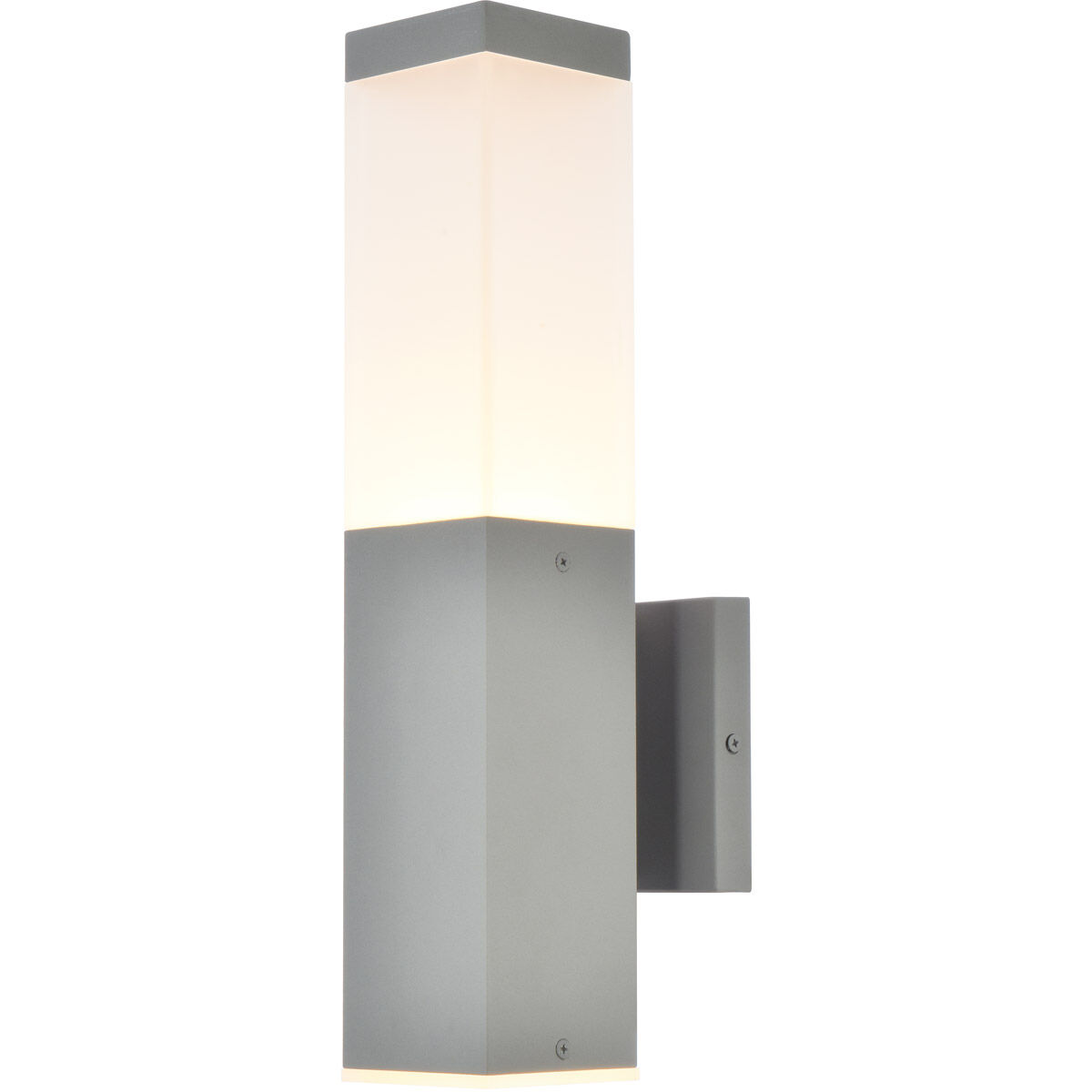 Raine 16 inch Silver Outdoor Wall Light