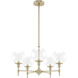 Xidane 5 Light 24 inch Alturas Gold Chandelier Ceiling Light