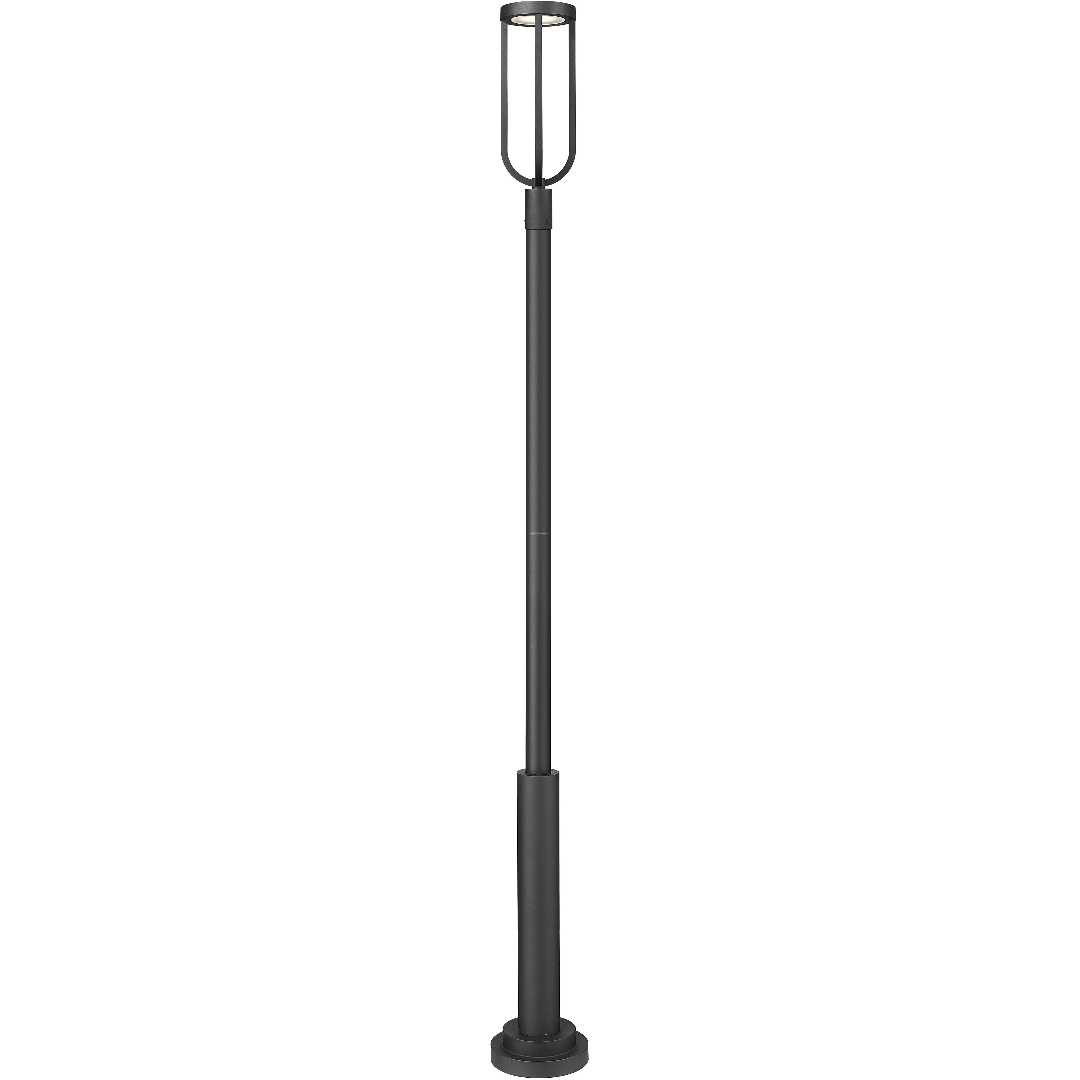 Leland LED 118.25 inch Sand Black Outdoor Post Mounted Fixture