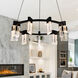 Artisan Collection/SORRENTO Series 27 inch Black Chandelier Ceiling Light