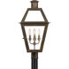 Rue De Royal 4 Light 26 inch Industrial Bronze Outdoor Post Lantern