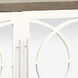Zoran Brown with Weathered White and Mirror Credenza