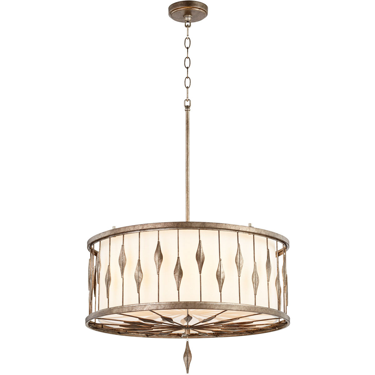 Cordon 6 Light 24.25 inch Persian Gray Pendant Ceiling Light