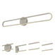 Sienna LED 34.5 inch Painted Nickel Vanity Light Wall Light