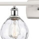 Ballston Small Waverly LED 36 inch White and Polished Chrome Bath Vanity Light Wall Light, Ballston