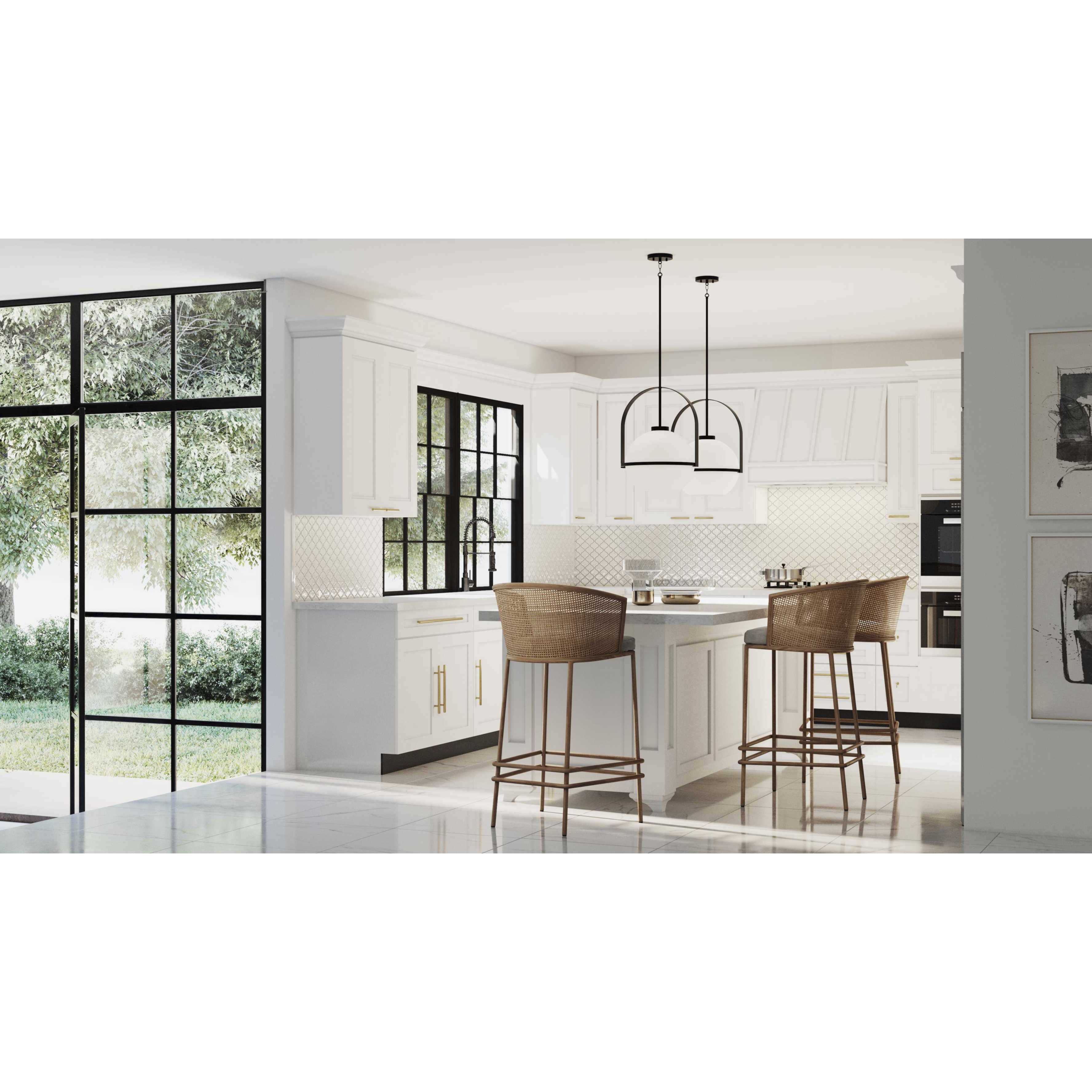 Delayne 1 Light 16.12 inch Matte Black Pendant Ceiling Light