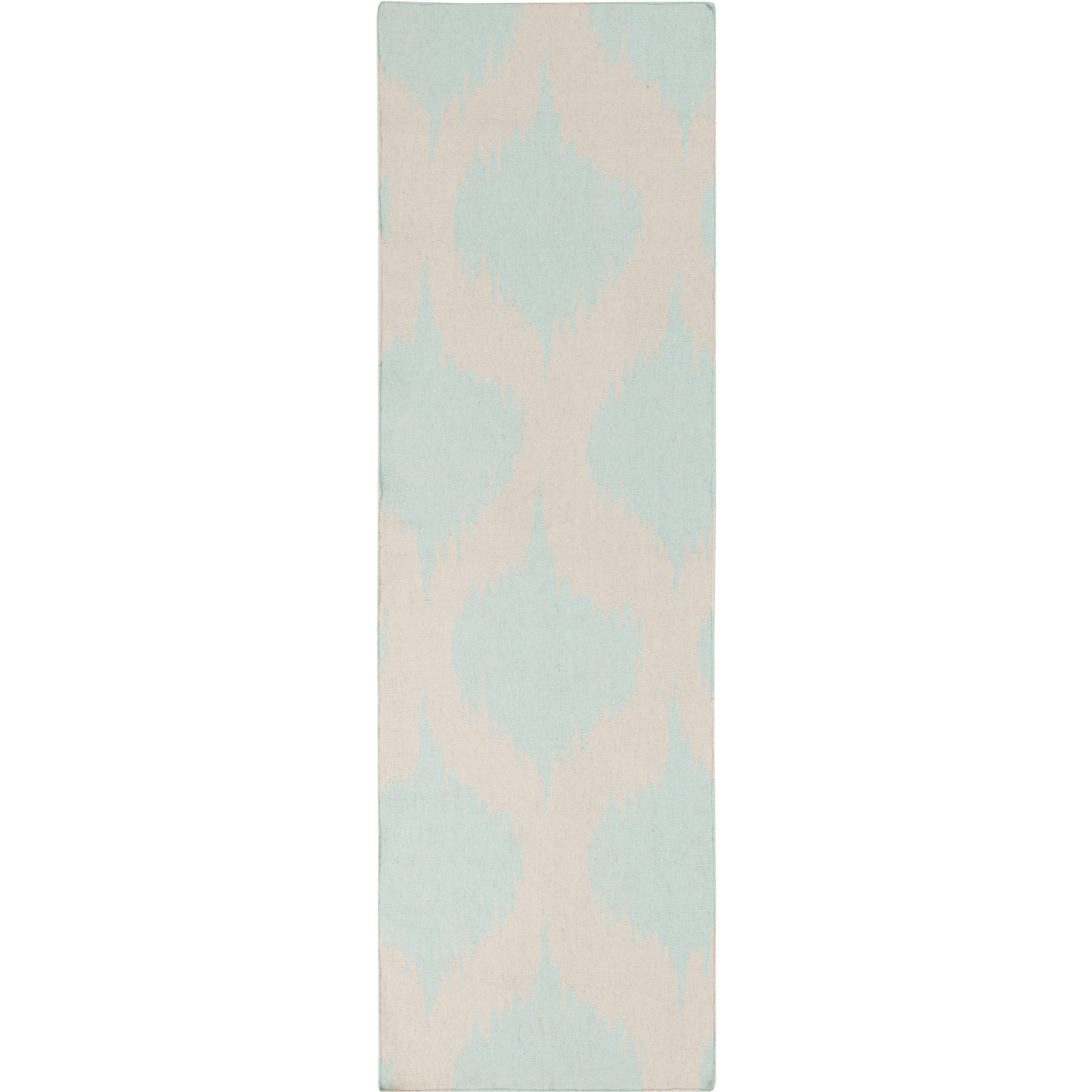 Frontier 96 X 30 inch Mint, Khaki Rug