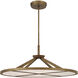 Stiles LED 36 inch Ashen Gold Pendant Ceiling Light