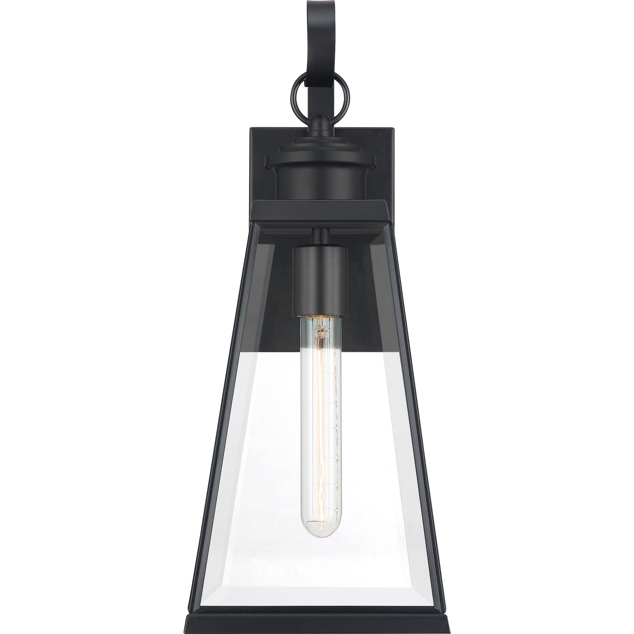 Paxton 1 Light 18 inch Matte Black Outdoor Wall Lantern