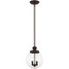 Northampton 2 Light 10 inch Bronze Pendant Ceiling Light