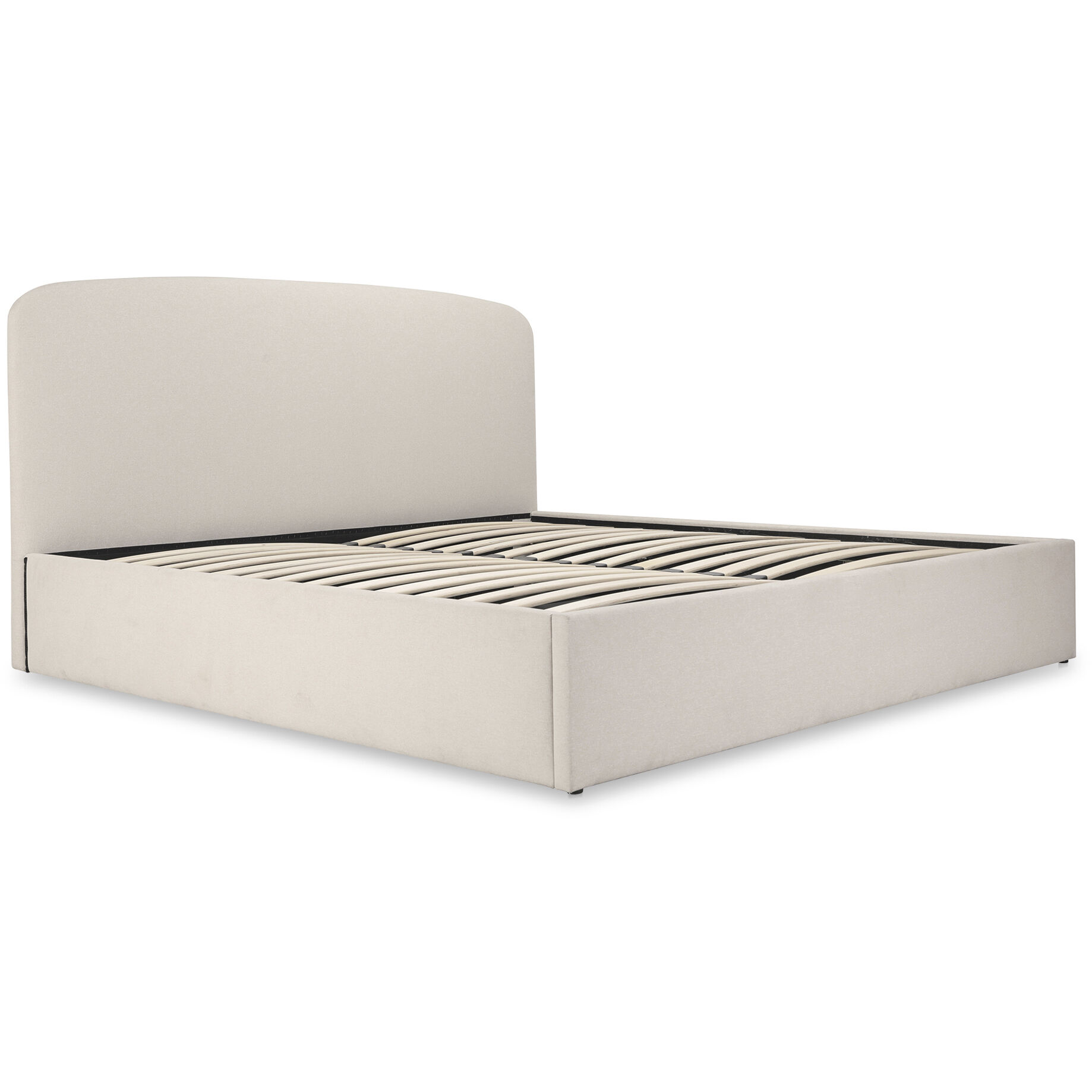 Joan White Storage Bed, Queen