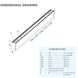LIN LED 48 inch White Indoor Linear Pendant Ceiling Light