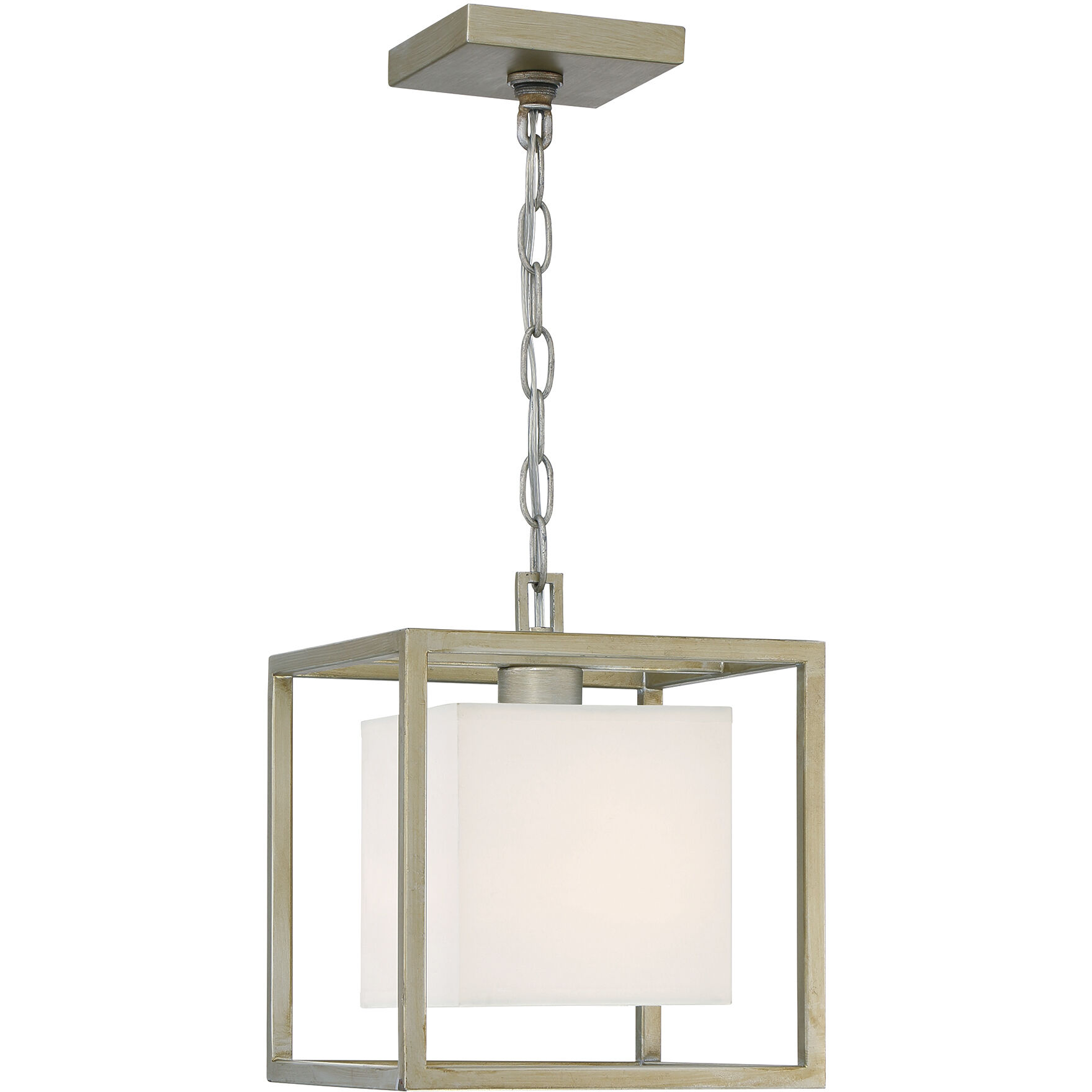 Chloie 1 Light 9 inch Sterling Gold Mini Pendant Ceiling Light