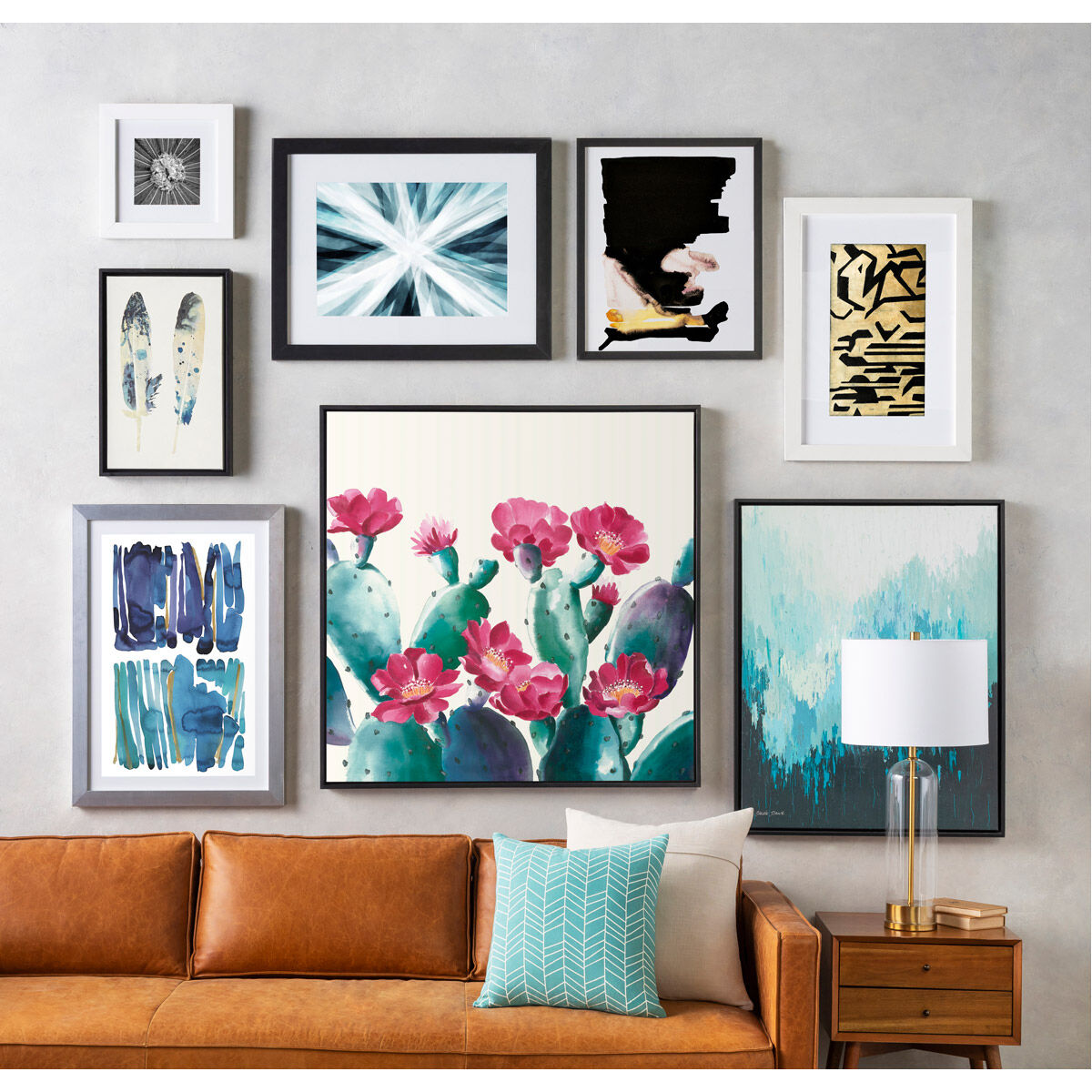 Lachen 18 X 18 inch Emerald/Ivory Pillow Kit, Square