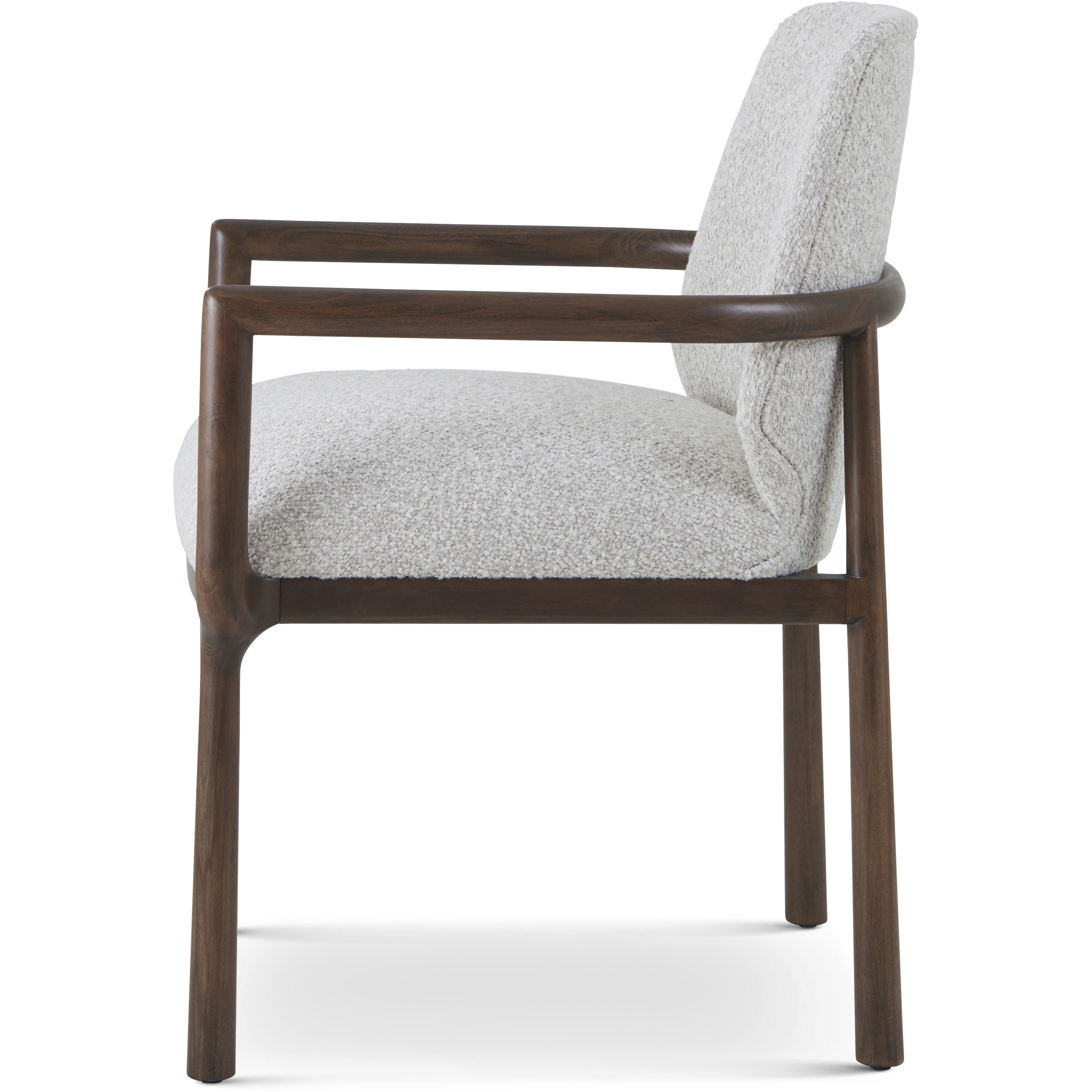 Urbane Campfire Dining Chair, Wooden, Upholstered