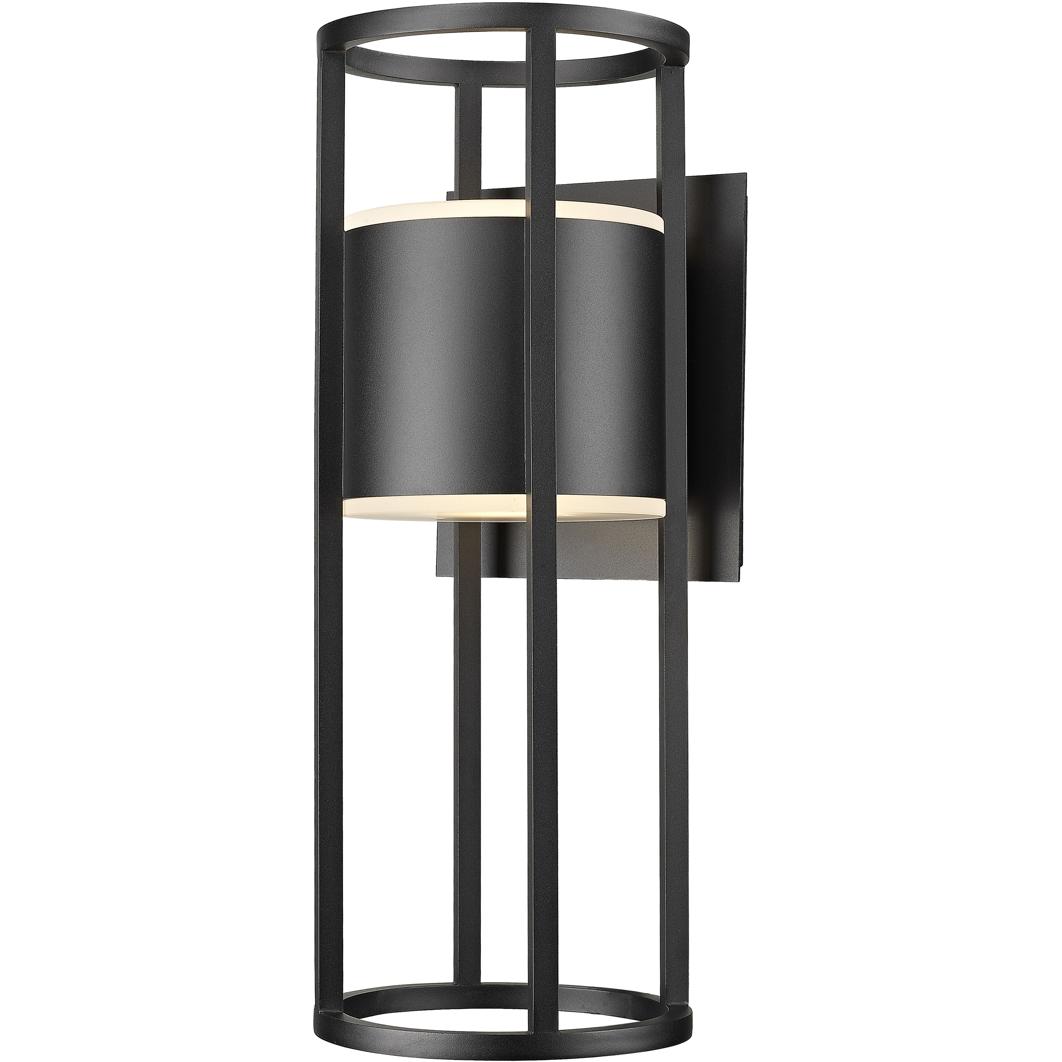 Luca LED 24 inch Black Outdoor Wall Light