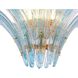 Fiore 10 Light 39.5 inch Antique Gold Leaf Pendant Ceiling Light