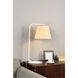 Tomlinson 21.1 inch 40 watt White Table Lamp Portable Light