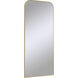 Meryem 72 X 30 inch Clear and Gold Wall Mirror