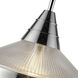 Willard 1 Light 13.5 inch Polished Nickel/Prismatic Glass Pendant Ceiling Light in Clear Prismatic Glass