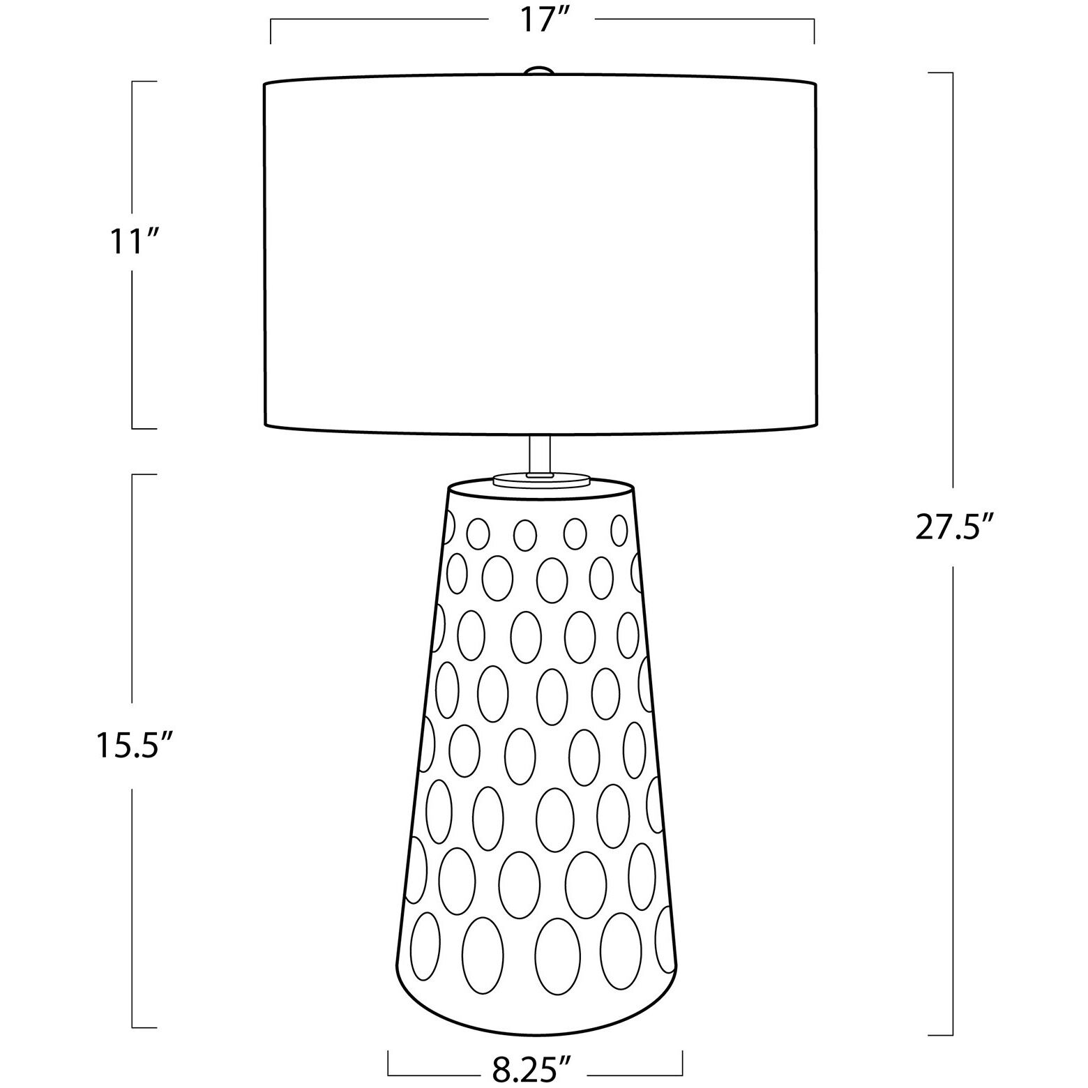 Kelvin 27.5 inch 150.00 watt Terra Cotta Table Lamp Portable Light