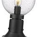 Laurent 1 Light 13.5 inch Black Outdoor Pier Mounted Fixture