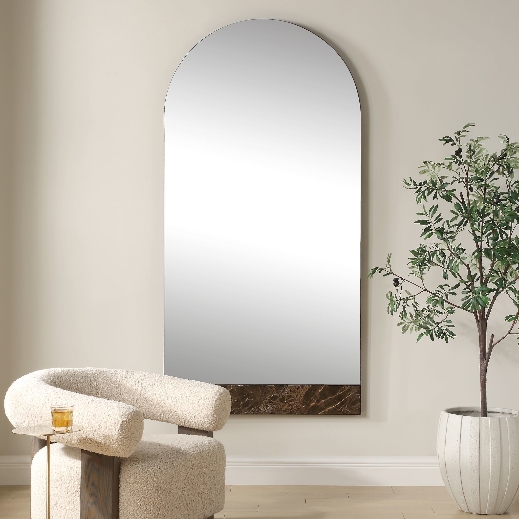 Hanover 78.75 X 39.38 inch Dark Bronze Mirror