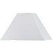 Square White 16 inch Shade, Square