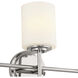 Ali 3 Light 23.25 inch Polished Nickel Bath Vanity Light Wall Light