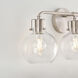 Sean Lavin Clara Vanity Light Wall Light in Satin Nickel