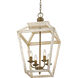 Haiden Pendant Ceiling Light in Burnished Chestnut, Caged