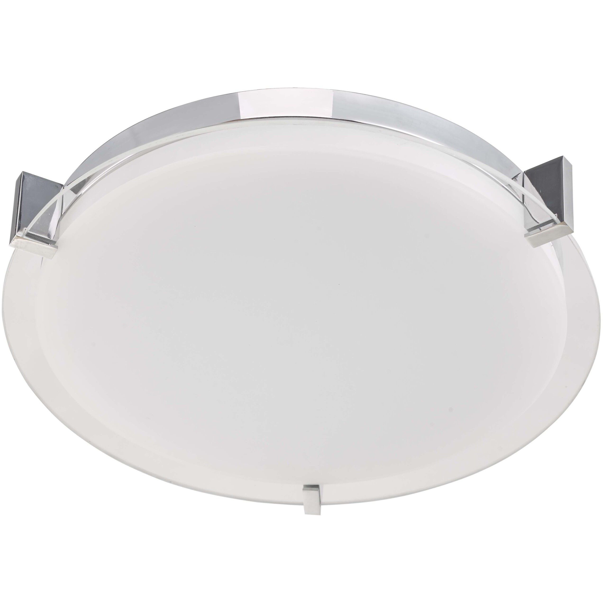 Matrix LED 13.8 inch Chrome Flush Mount Ceiling Light