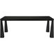 Luther 86 X 41.5 inch Charcoal Black Dining Table