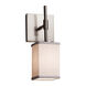 Textile LED 5 inch Brushed Nickel Wall Sconce Wall Light