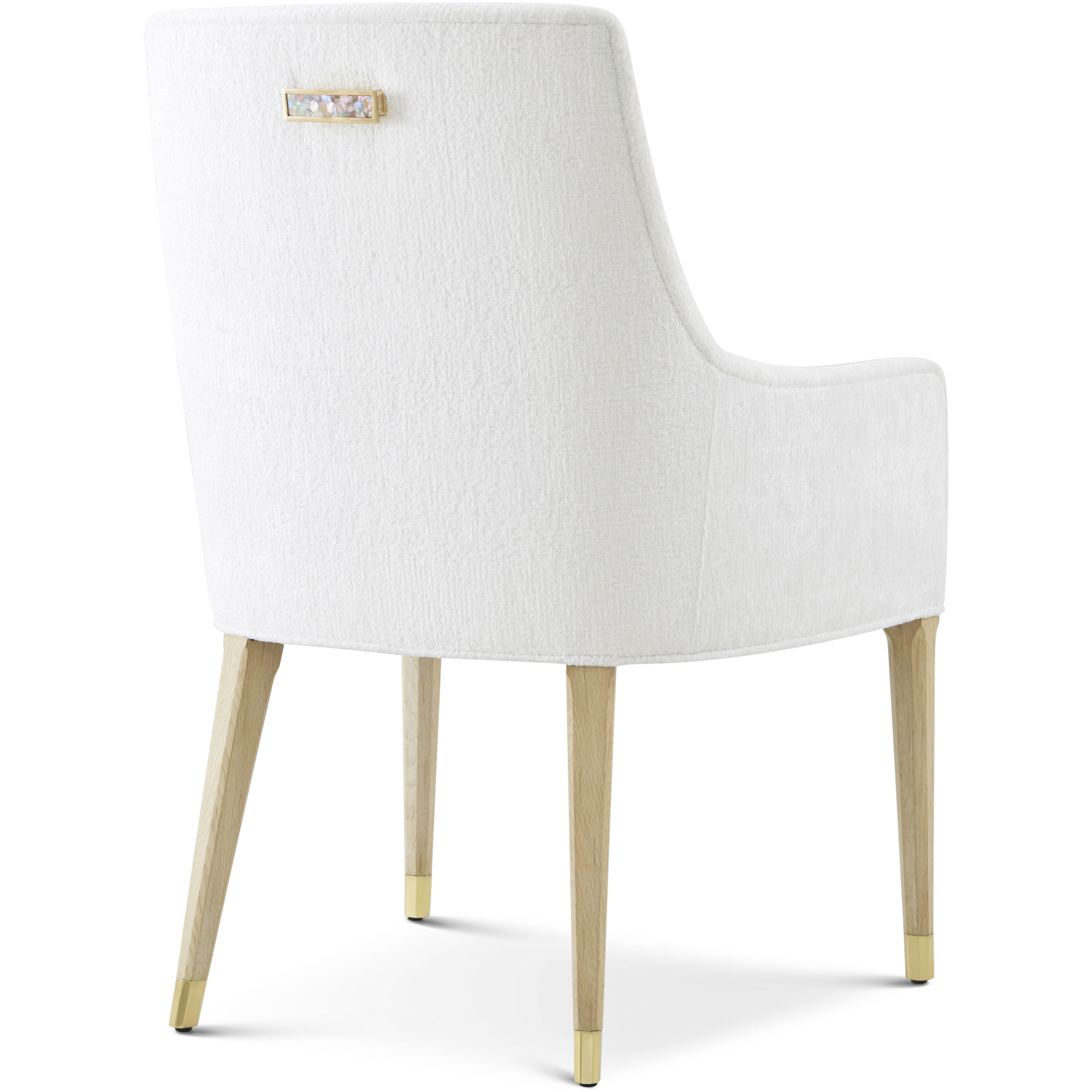 Judith Leiber Couture Martini Dining Chair, Wooden, Upholstered