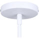 Elodie 1 Light 13.75 inch Pendant Ceiling Light in Matte White